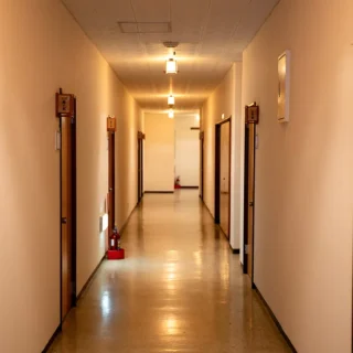 お部屋前の通路